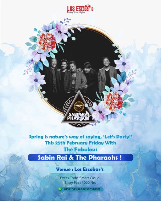 Sabin Rai & The Pharaohs Spring Party