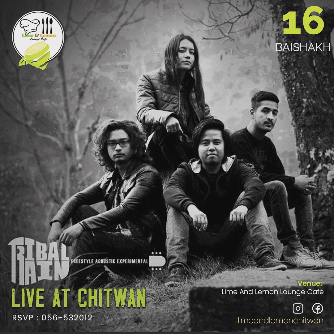“Tribal Rain” performing live in Chitwan