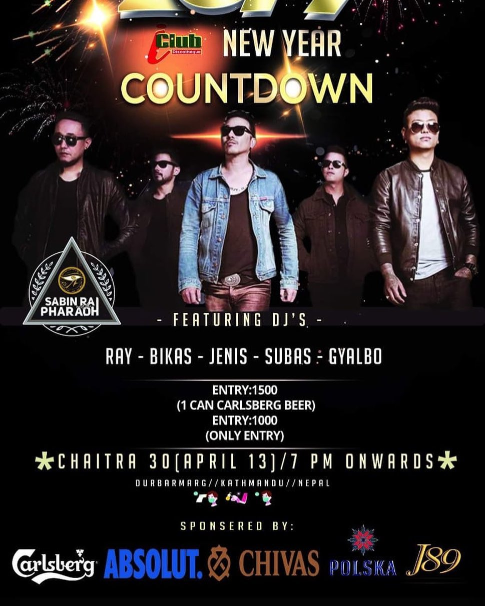 “NEW YEAR’S EVE” With Sabin Rai & The Pharaoh
