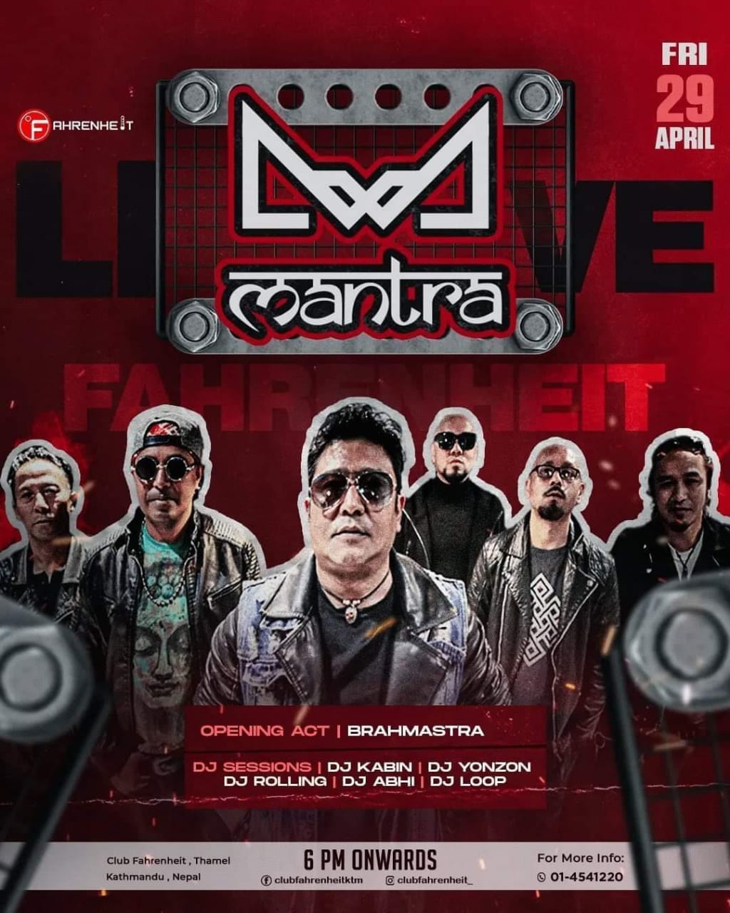 Mantra Live at Club Fahrenheit KTM