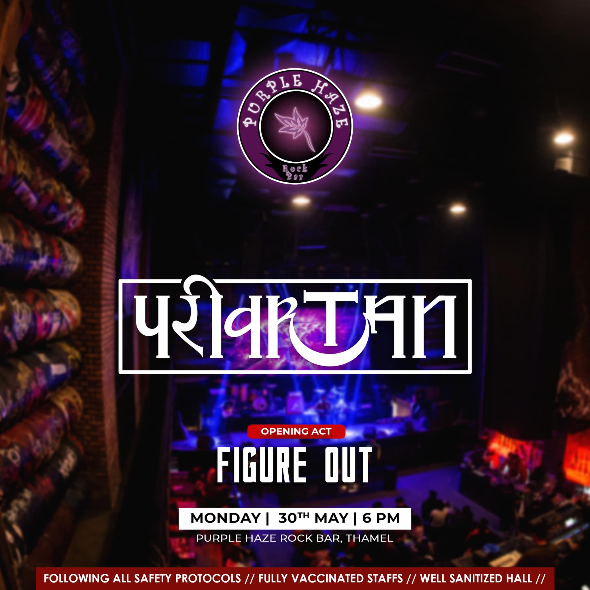 Pariwartan Band Performing Live At Purple Haze Rock Bar