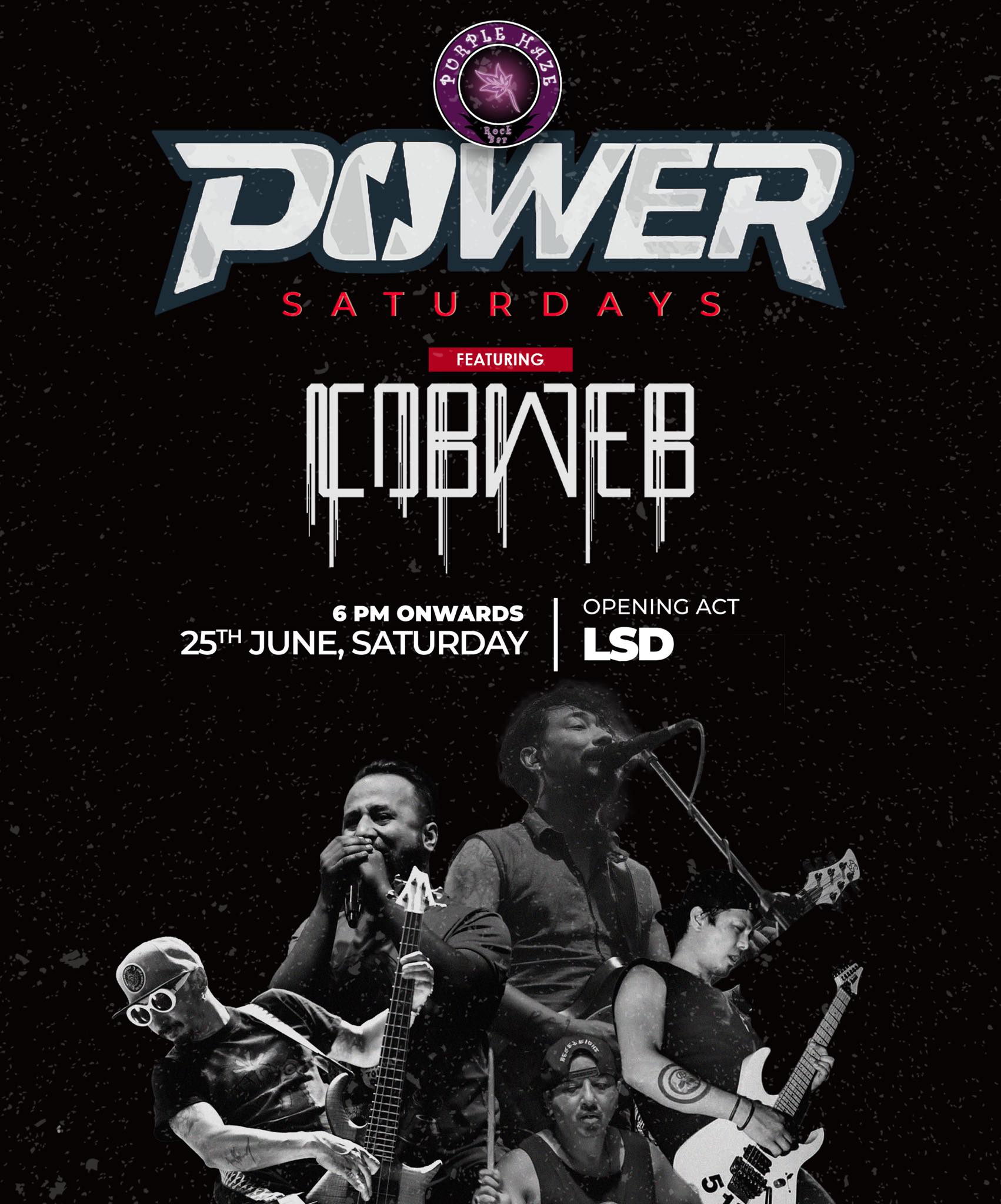 COBWEB will be Performing Live At Purple Haze Rock Bar