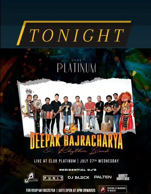 Deepak Bajracharya and Rhythm Band Live at Club Platinum, Durbarmarg