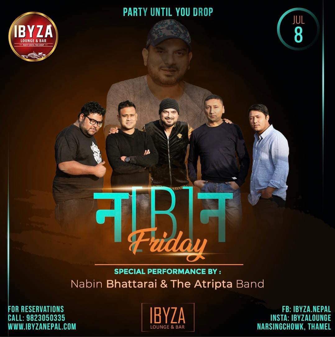Nabin K Bhattarai & Atripta Band Live at Ibyza club, Thamel
