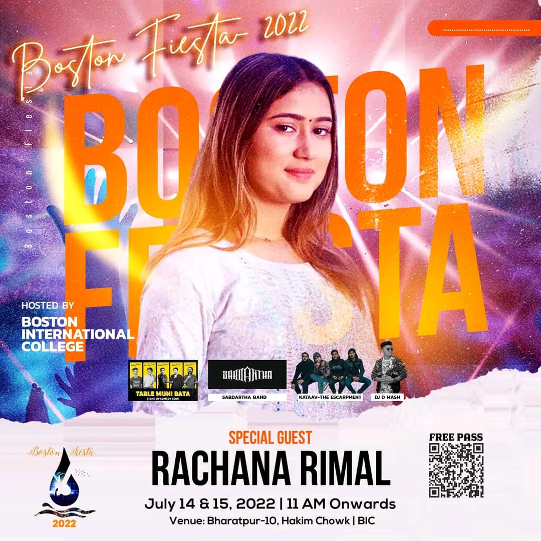 Rachana Rimal performing Live in Chitwan
