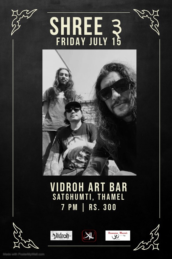 SHREE ३ Performing Live at Vidroh Art Lab Bar, Thamel