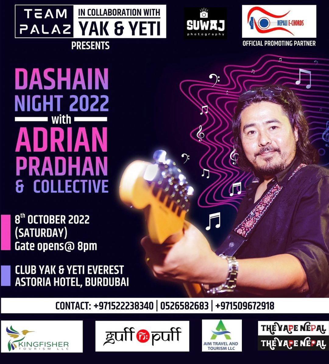 Adrian Pradhan Collective Live In Dubai