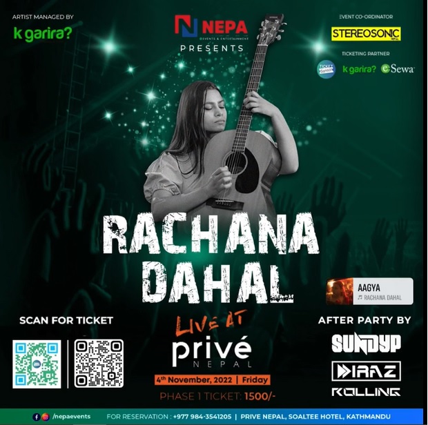 Rachana Dahal Live at Privé Nepal