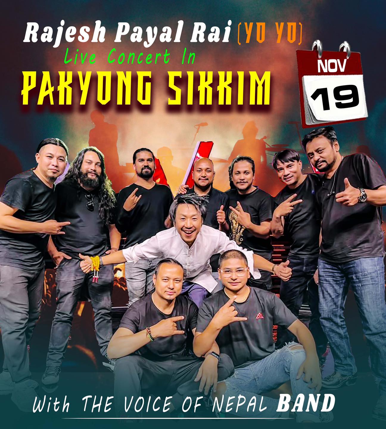 Rajesh Payal Rai and The Voice of Nepal Band Live Concert in Sikkim