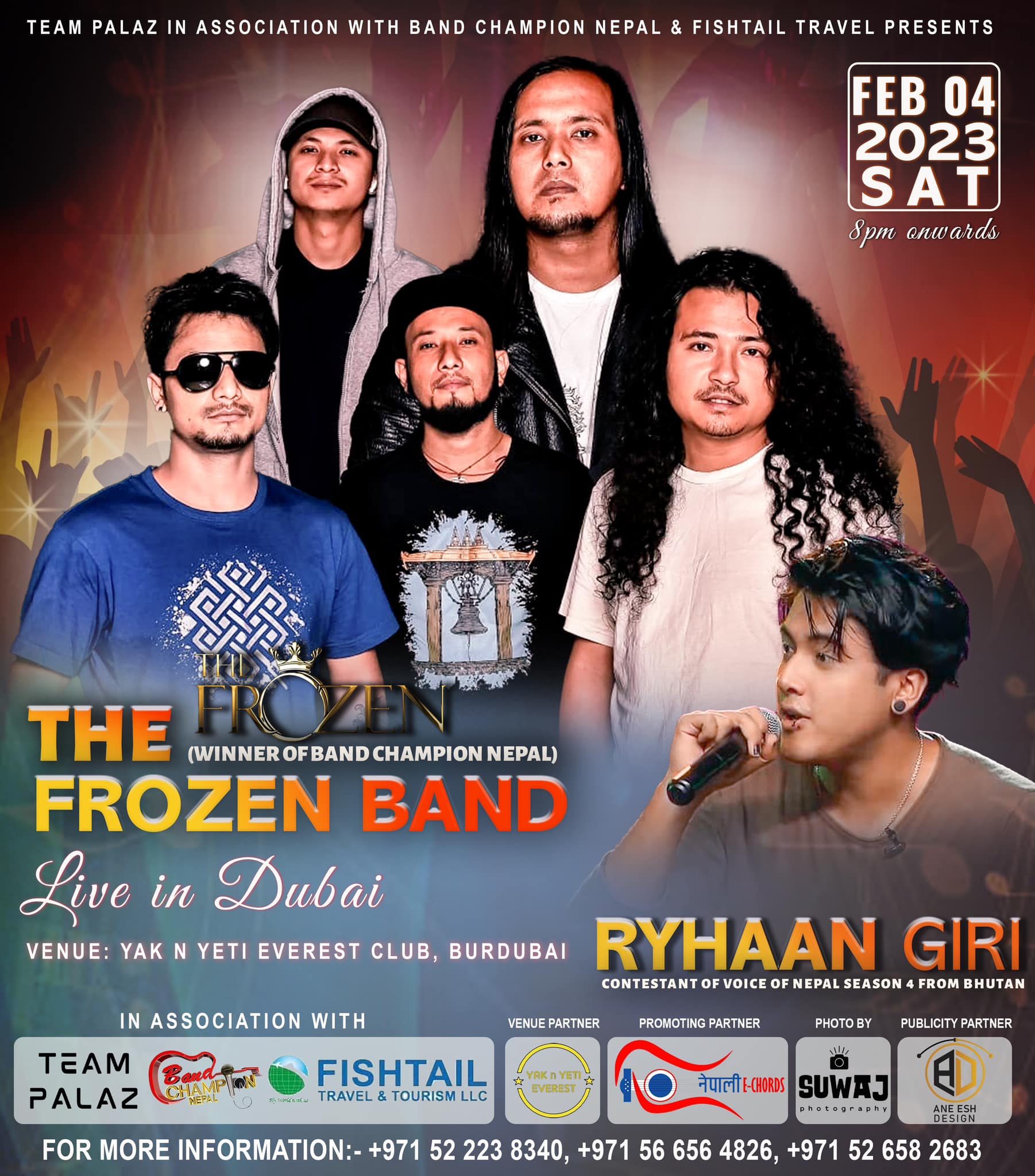 The Frozen Band and Ryhaan GIri live in Dubai