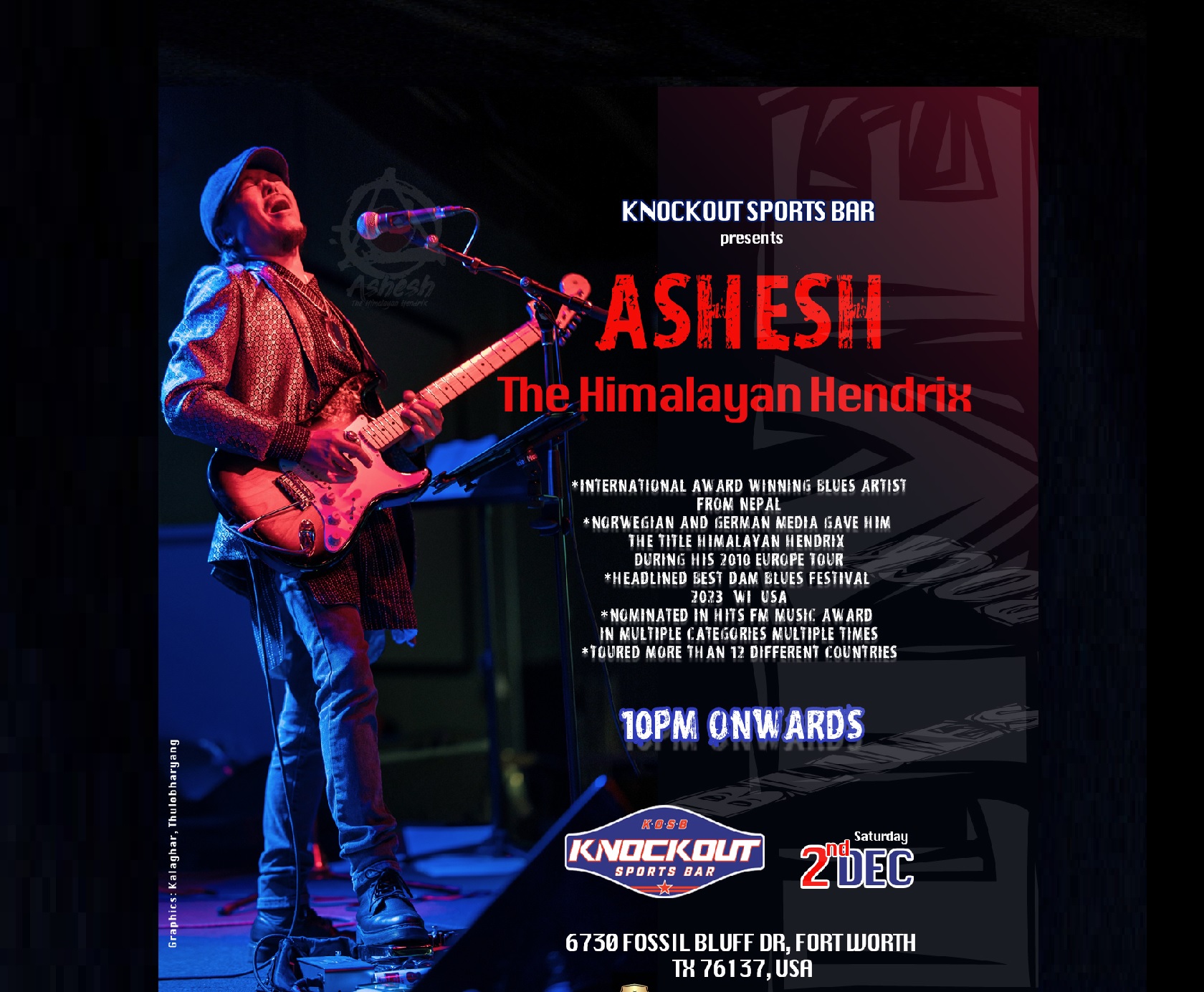 Ashesh “The Himalayan Hendrix” Live in USA !!